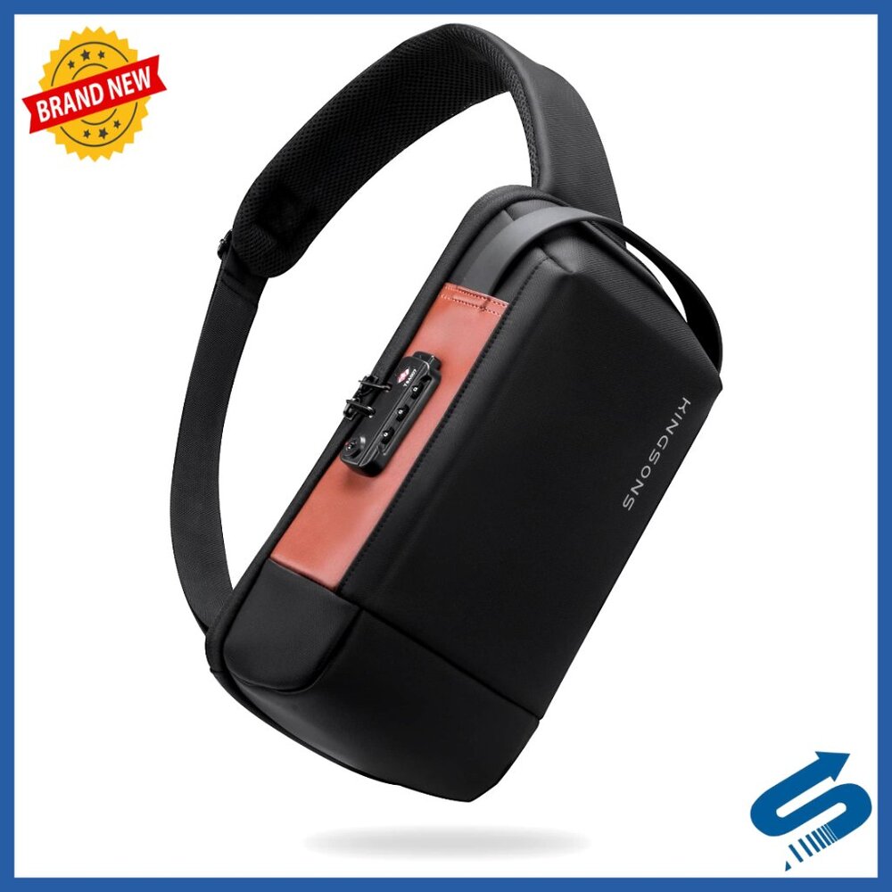 Sling Crossbody Bag Anti-Theft Waterproof Minimalist Casual Daypack Travel Gym